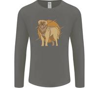 Un Leonberger Cane Uomo Maniche