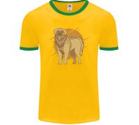 Un Leonberger Cane Uomo Ringer Fotl