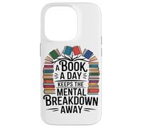 Un Libro Al Giorno Tiene Lontano Il Topo Di Biblioteca Custodia per iPhone 14 Pro