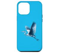 Un maestoso airone azzurro in volo - Design artistico Custodia per iPhone 12 Pro Max