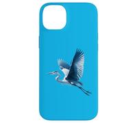 Un maestoso airone azzurro in volo - Design artistico Custodia per iPhone 14 Plus