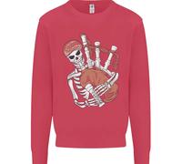 Un Maglione Con Il Teschio Che Suona Il Piping Uomo