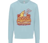 Un Maglione Per Bambini A Banana Nuda Fredda A Letto