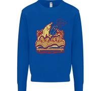 Un Maglione Per Bambini A Banana Nuda Fredda A Letto