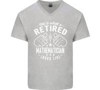 Un Matematico In Pensione Sembra Una Maglietta In Cotone A V Collo