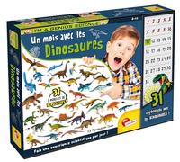 Lisciani - I'm A Genius - 1 mese con i Dinosauri - Esperienze Scienziate per Bambini a partire da 8 anni - 31 Figurine e Spine - Kit Discovery Dinosauri - Idea Regalo Educativo - Gioco Archeologico