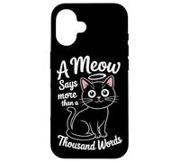 Un miao dice più di mille parole Custodia per iPhone 16