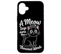 Un miao dice più di mille parole Custodia per iPhone 16 Plus
