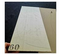 Un Modello Di Artiglio Tedesco Abete Spruce Impiallacciato Chitarra Guitar Borsetto Blaw Pattern Deshan Cedar Alpino Abete Spruce Guitar Production corpo della chitarra fai da te (Color : 60)