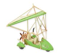Un modello in latta di un paramotore replica design retrò decorazione