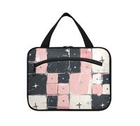 Un modello senza cuciture di Blush e Liwhite Quadri Hanging Borse per le donne Toiletry con gancio, Designer Carino Medicine Borse per la mamma Viaggiare cartera para maquillaje L
