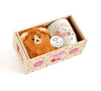Un moment toutou doux: Coffret avec un joli mug, un livre de recettes et une paire de chaussettes