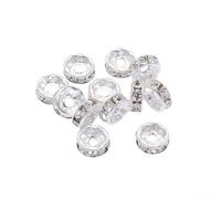 Un mondo di creatività aspetta iniziare a progettare bellissimi pezzi con il nostro fantastico set di cinquanta pietre scintillanti (argento)