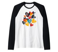 Un Mucchio d'Amore, Rainbow Hearts Maglia con Maniche Raglan