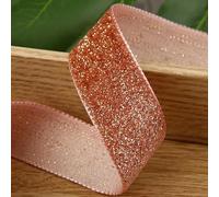 un nastro di velluto morbido, Nastro di velluto in filo d'oro glitterato da 5 metri for artigianato fai da te, accessori for cappelli, abbigliamento, cappelli, materiali for cucire(Pink,25mm)
