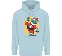 Un Natale Rana Vestito Come Babbo Natale Bambini Felpa con Cappuccio