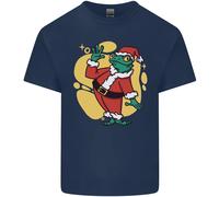 Un Natale Rana Vestito Come Babbo Natale T-Shirt Ragazzi Ragazze