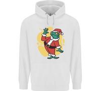 Un Natale Rana Vestito Come Babbo Natale Uomo Felpa