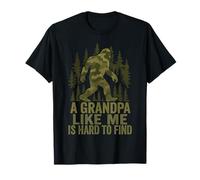 Un Nonno Come Me è Difficile da Trovare Bigfoot Funny Festa del papà Maglietta