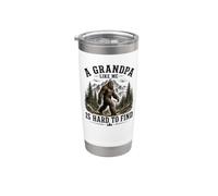 Un nonno come me è difficile trovare Big Foot Sasquatch Bicchiere termico in acciaio inox doppia parete