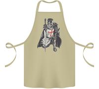 Un Notti Templare st Georges Giorno Inghilterra Cotone Grembiule 100% Biologico