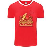 Un Nuda Banana Freddo IN Bed Uomo Ringer