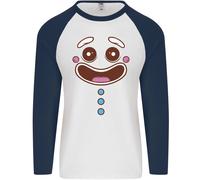 Un Omino Pan di Zenzero Uomo L/S Baseball T-Shirt