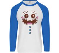 Un Omino Pan di Zenzero Uomo L/S Baseball T-Shirt