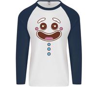 Un Omino Pan di Zenzero Uomo L/S Baseball T-Shirt