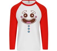 Un Omino Pan di Zenzero Uomo L/S Baseball T-Shirt