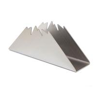 Un organizer nasale contemporaneo resistente alle macchie che eleva l'estetica della tua casa senza soluzione di continuità (argento)