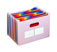 Un organizer per documenti a fisarmonica a 4 strati, cartella di ordinamento, organizer per documenti