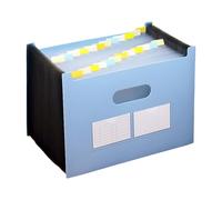 Un organizzatore a 4 strati per documenti, fisarmoniche, cartella di ordinamento, file organizzatore