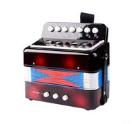 Un ottimo per la musica, questa fisarmonica portatile in miniatura dispone di 7 tasti facili da usare per principianti di tutte le età