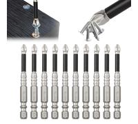 Un pacchetto completo con dieci punte driver di alta qualità progettate per fornire risultati eccezionali (75 mm)