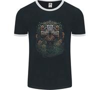 Un Pagana Celtic Croce Uomo Ringer Fotl