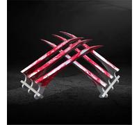Un paio Artigli di Wolverine di artigli spaventosi di Halloween Artigli per adulti Plastica ABS 1:1 Artigli reali Cosplay di Halloween Oggetti di scena adatti per Horror Funny Holiday Cosplay Party