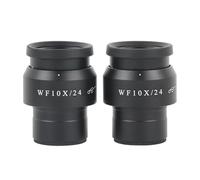 Un paio di 2 lenti oculari 10X 20X WF10X/23 WF10X/20 WF20X/10 WF30X/9 per microscopio biologico trinoculare stereo (WF10X-24)