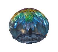 Un paio di cuffie da a colorate riutilizzabili - cuffie da a a doppio strato impermeabili, elastiche ed ecologiche per l'uso quotidiano