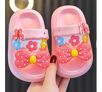 Un paio di nuove ciabatte estive per bambini, leggere, traspiranti e confortevoli, con suola morbida e fiocchi carini che possono essere indossati anche all' esterno EUR22-23,EUR24-25,EUR26-27,EUR28-2