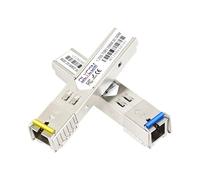 Un paio di ricetrasmettitori 1,25G SFP SC Singlemode 1000Base-BX BiDi 1310nm/1550nm SMF 20km per interruttore aperto