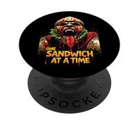 Un Panino Alla Volta Amante Del Cibo PopSockets PopGrip Adesivo