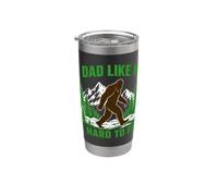 Un papà come me è difficile da trovare, divertente Bigfoot Dad Festa del papà Bicchiere termico in acciaio inox doppia parete
