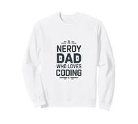 Un papà Nerd Che AMA la Vita del Programmatore di codifica Felpa