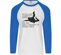 Un Paracadute To Skydive Due Volte Paracadutismo Divertente Uomo L/S T-Shirt