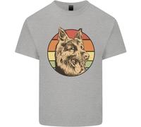 Un Pastore Tedesco Papà Uomo Cotone T-Shirt Maglietta