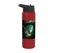 Un percorso attraverso la magia del bosco incantato Stainless Steel Insulated Water Bottle