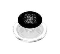 Un pezzo del mio cuore vive in Giappone Lover Travel PopSockets PopGrip per MagSafe