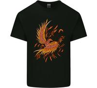 Un Phoenix Rising From The Ashes Uomo Cotone T-Shirt