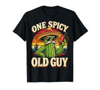Un Piccante Vecchio Ragazzo Divertente Cactus Umorismo per Gli Uomini più Anziani Maglietta